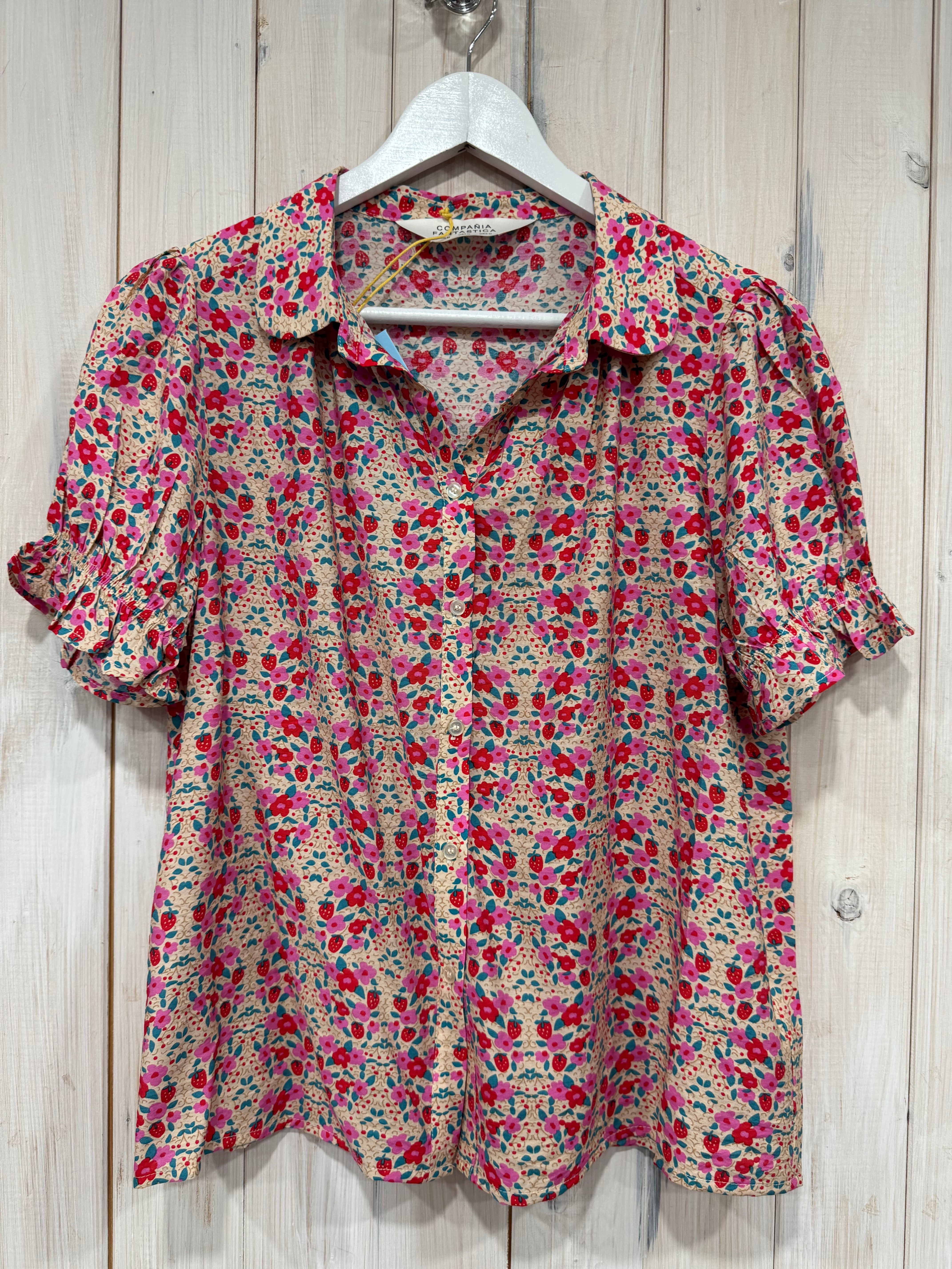 Flower Print Blouse - New Brand - Compania