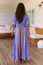 Load image into Gallery viewer, Jacaranda Print Indiana Maxi Dress - New Season - Jaase
