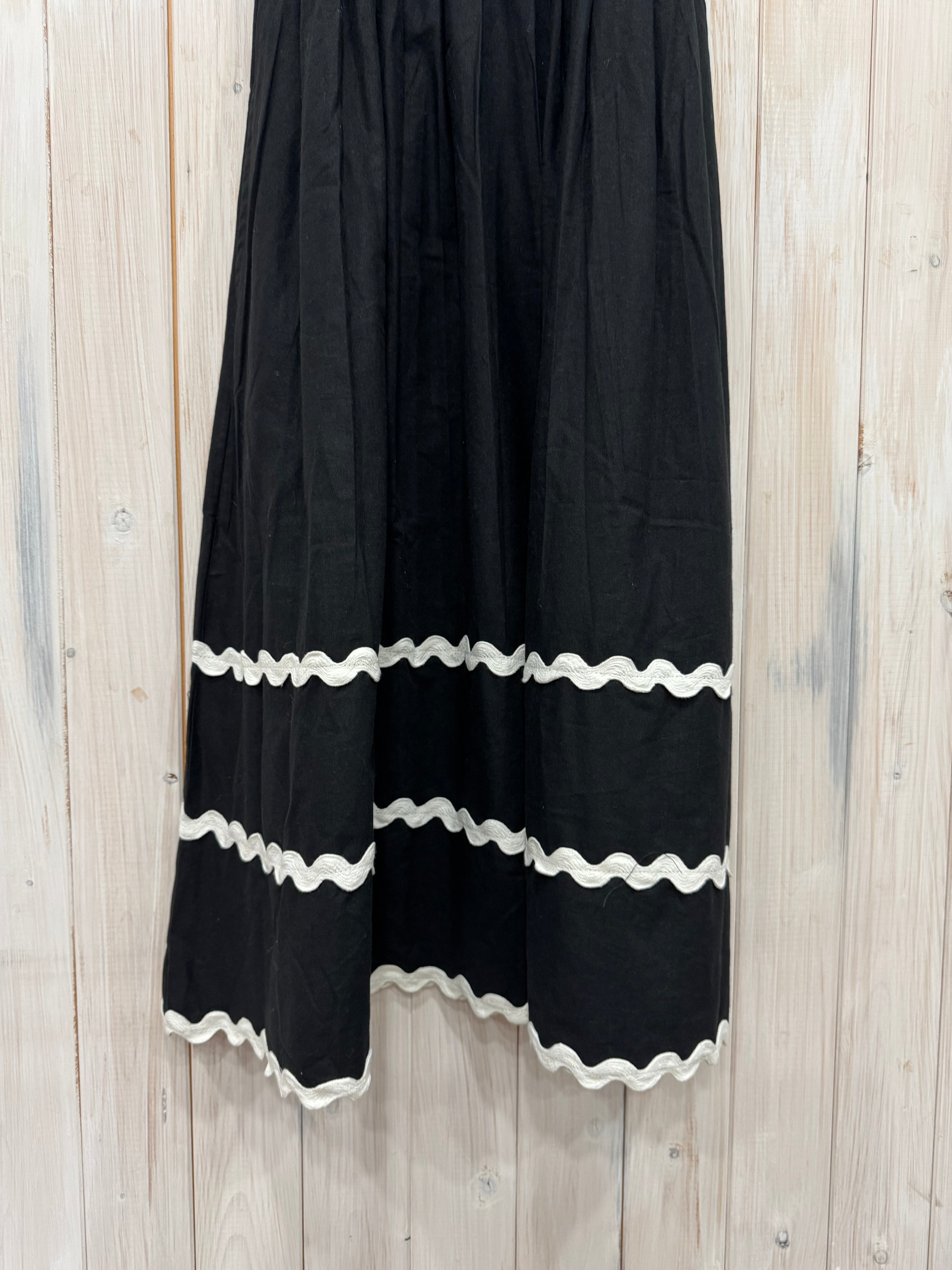 Monochrome Ric Rac Dress - New Brand - Compania Fantastica