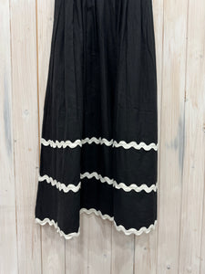 Monochrome Ric Rac Dress - New Brand - Compania Fantastica