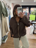 Load image into Gallery viewer, Linen Hooded Jacket - L'Atelier Parisien

