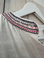 Load image into Gallery viewer, Zoey Cross Stitch Blouse - Studio Parisien
