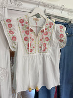 Load image into Gallery viewer, Lilah Embroidered Blouse - Mamouchka - New Season
