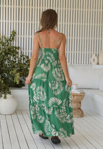 Load image into Gallery viewer, Canary Island Print Bambi Maxi Dress - Jaase

