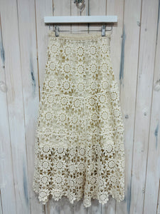 Corinne Crochet Skirt - New Colour - Biscote