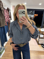 Load image into Gallery viewer, Marnie Check Blouse - AW26
