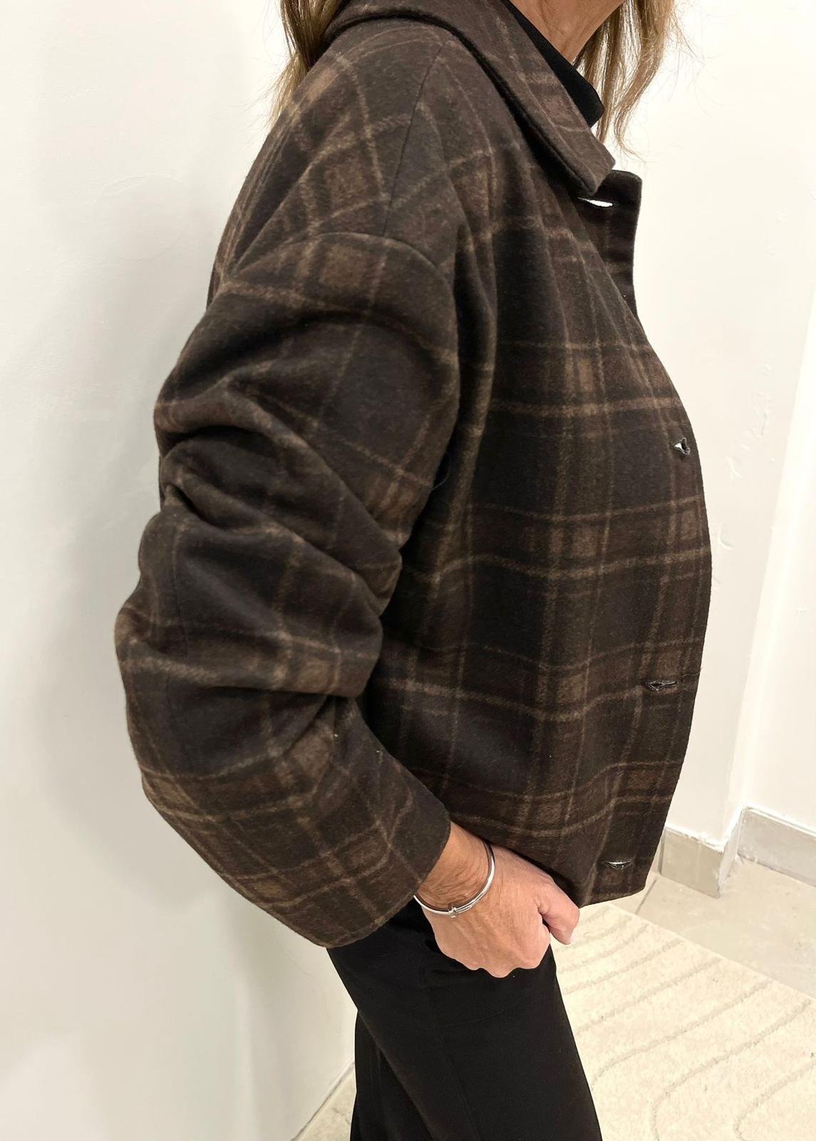 Panda Check Jacket - Ema Blues - New Season