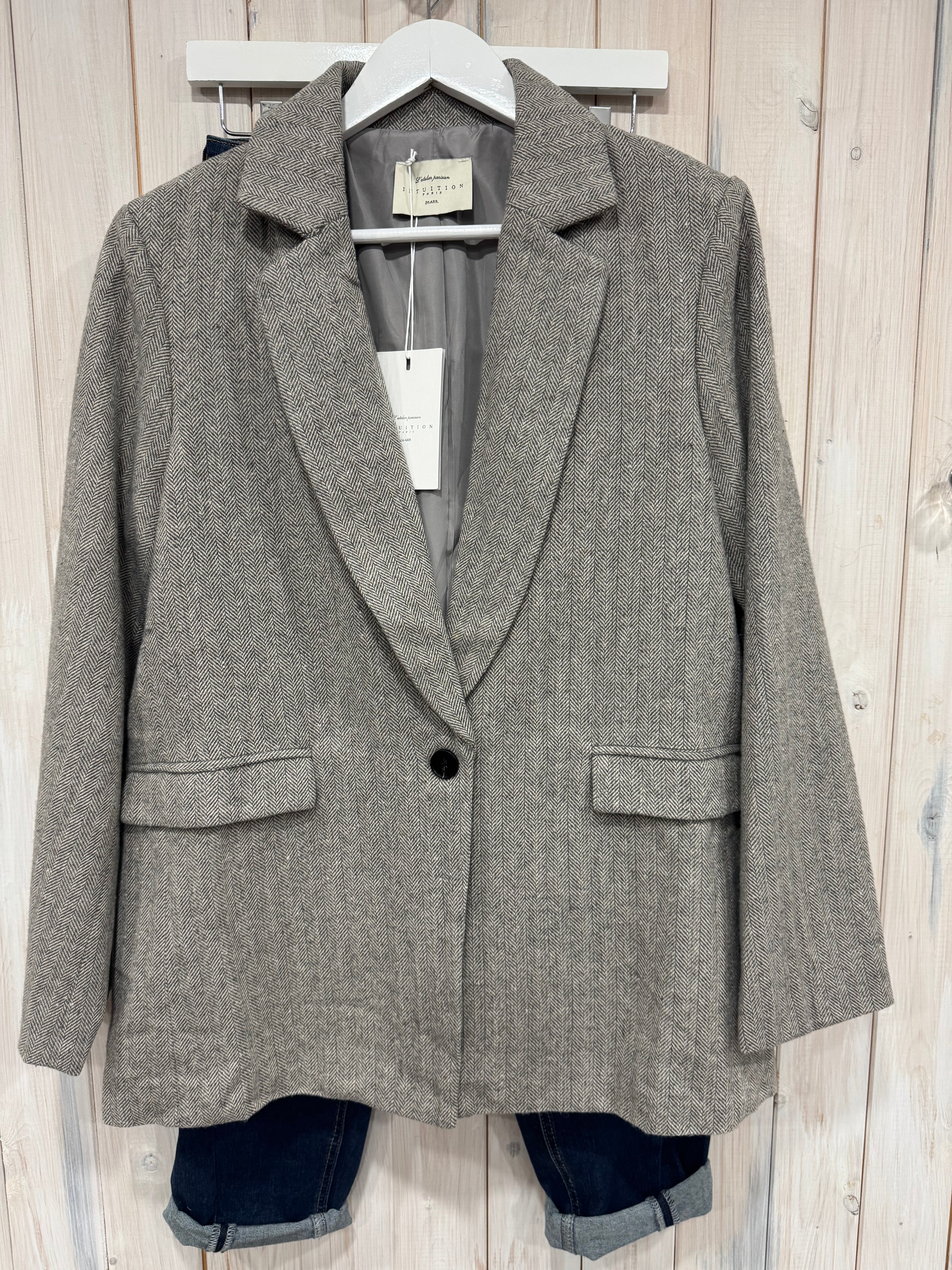 Claudine Gaberdine Blazer - L'Atelier Parisien - New Brand