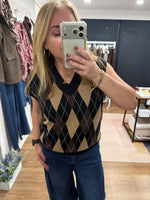 Load image into Gallery viewer, Argyle Tank Top - 2 Colours - AW26

