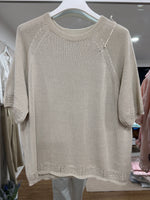 Load image into Gallery viewer, Pointelle Stitch Summer Jumper - 6 Colours - New Season
