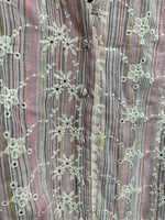 Load image into Gallery viewer, Stripe Broderie Blouse - New Season
