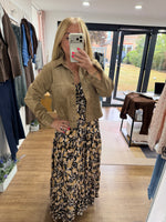 Load image into Gallery viewer, Gold Valley Print Tessa Maxi Dress - Jaase - AW26
