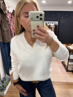 Load image into Gallery viewer, Hubbard V Neck Cashmere Blend Jumper - 3 Colours - AW26
