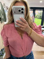 Load image into Gallery viewer, Sadouma Cheesecloth Top - 2 Colours - An'ge
