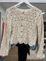 Load image into Gallery viewer, Claudine Crochet Style cardigan - New Season
