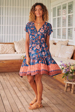 Load image into Gallery viewer, Halcyon Print Tracey Dress - New season - Jaase

