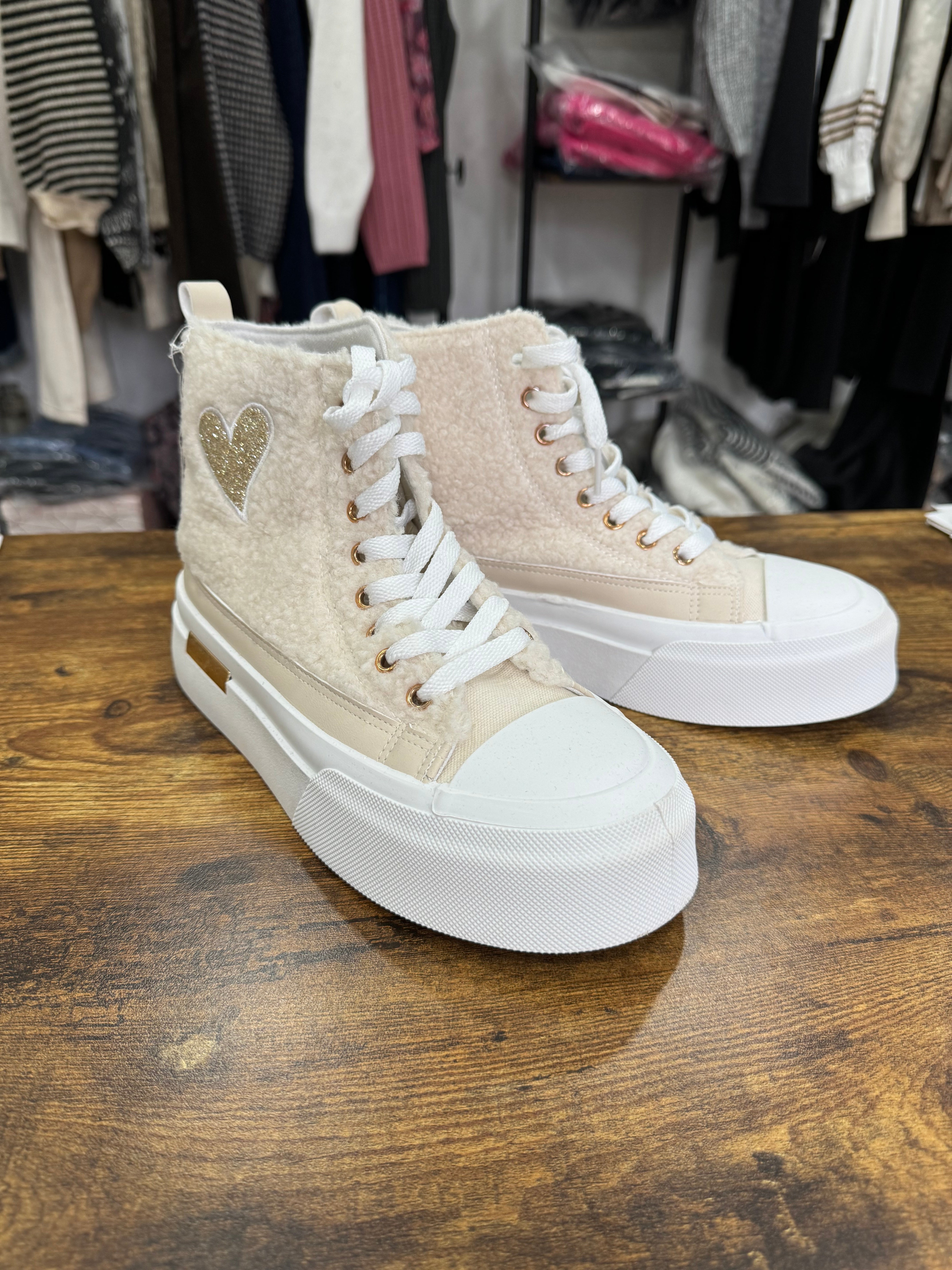 Boucle High Top Trainers - 2 Colours - New Season