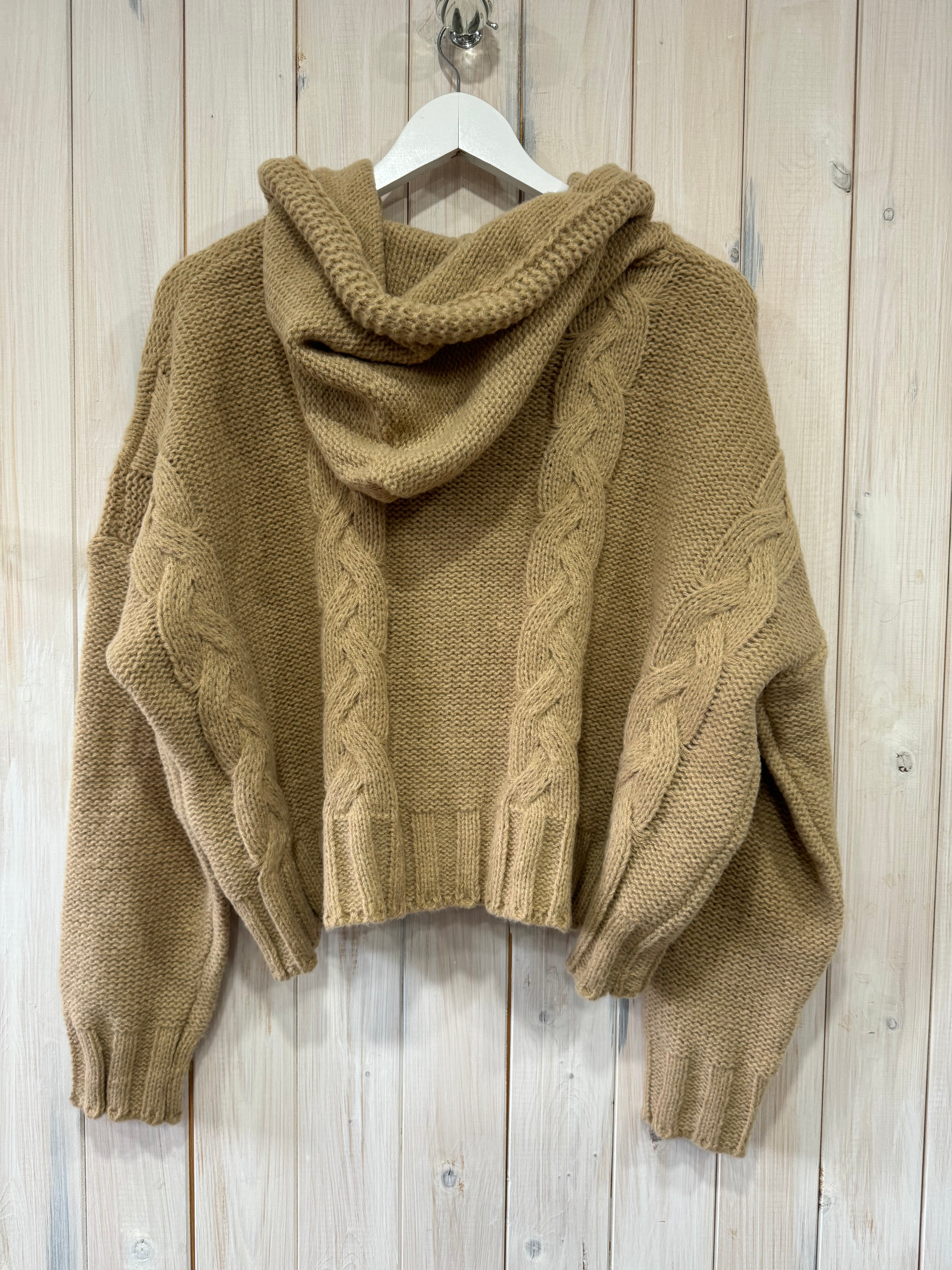 Rope Knitted Hoodie - 2 Colours - New Season