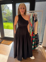 Load image into Gallery viewer, One Shoulder Dress - 2 Colours - Elan
