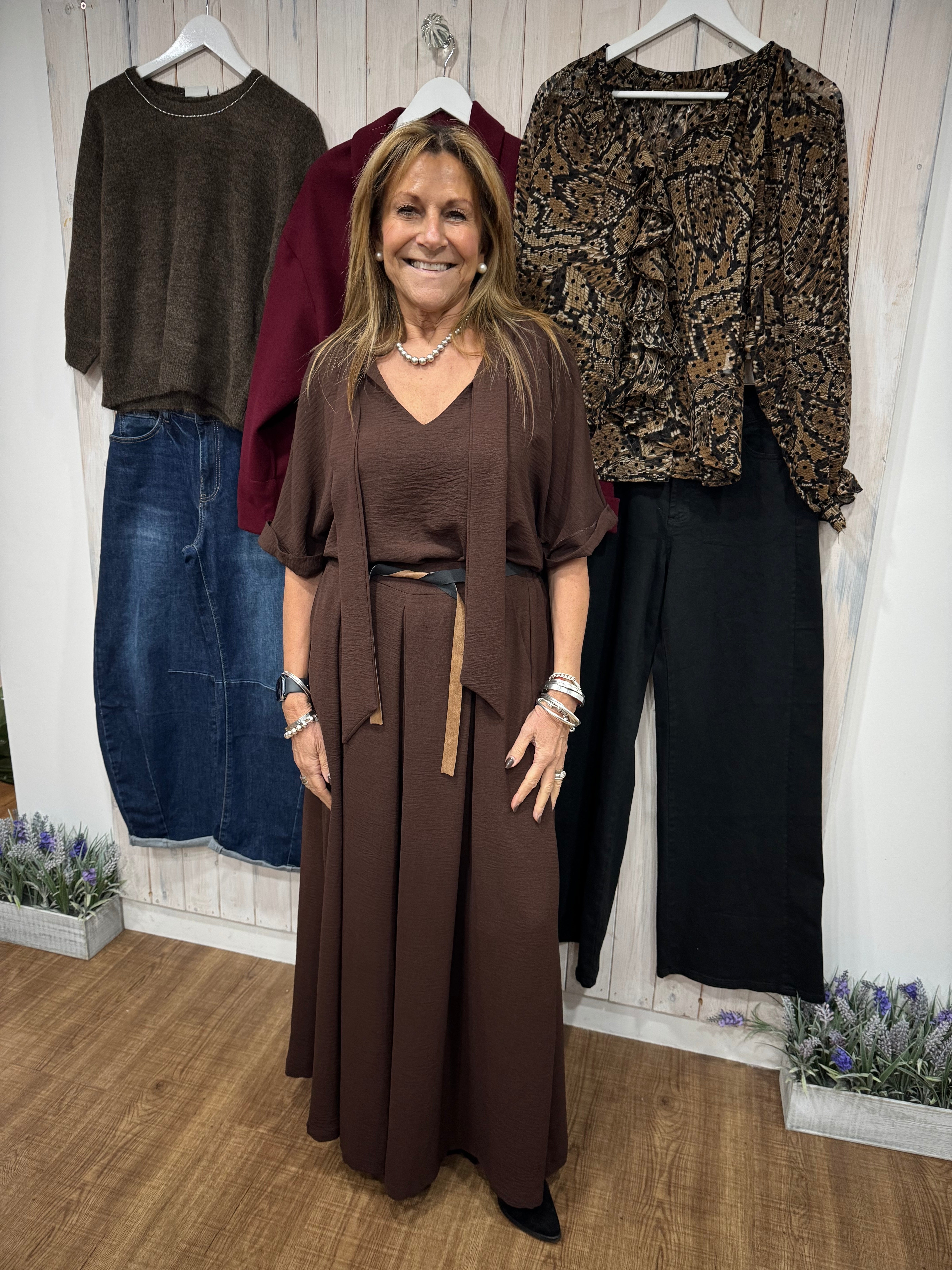 Barbara Wide Leg Trousers - 3 Colours - Ema Blues - New Season