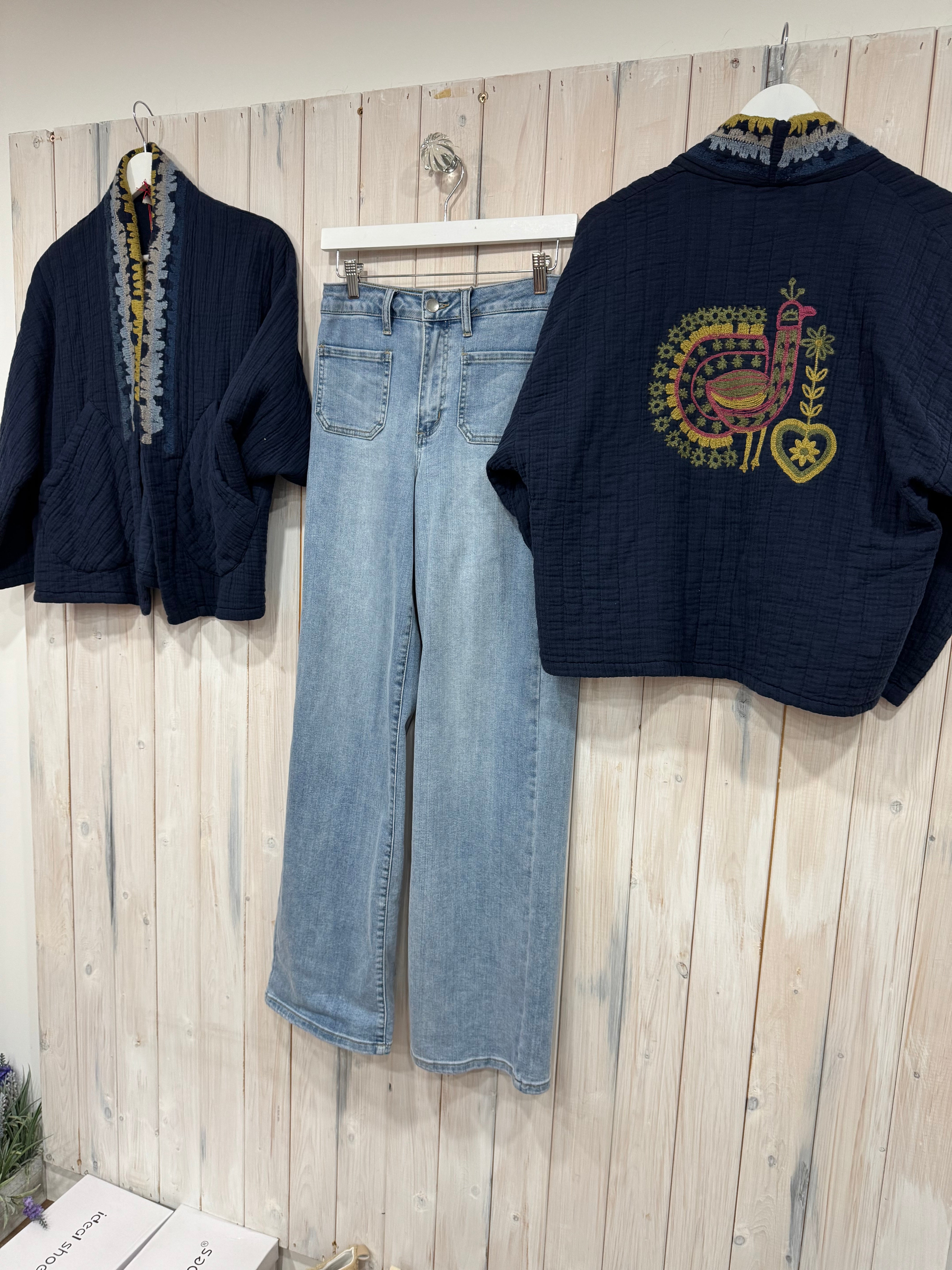 Malo Embroidered Jacket - New Season - Johanna