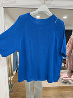 Load image into Gallery viewer, Pointelle Stitch Summer Jumper - 6 Colours - New Season

