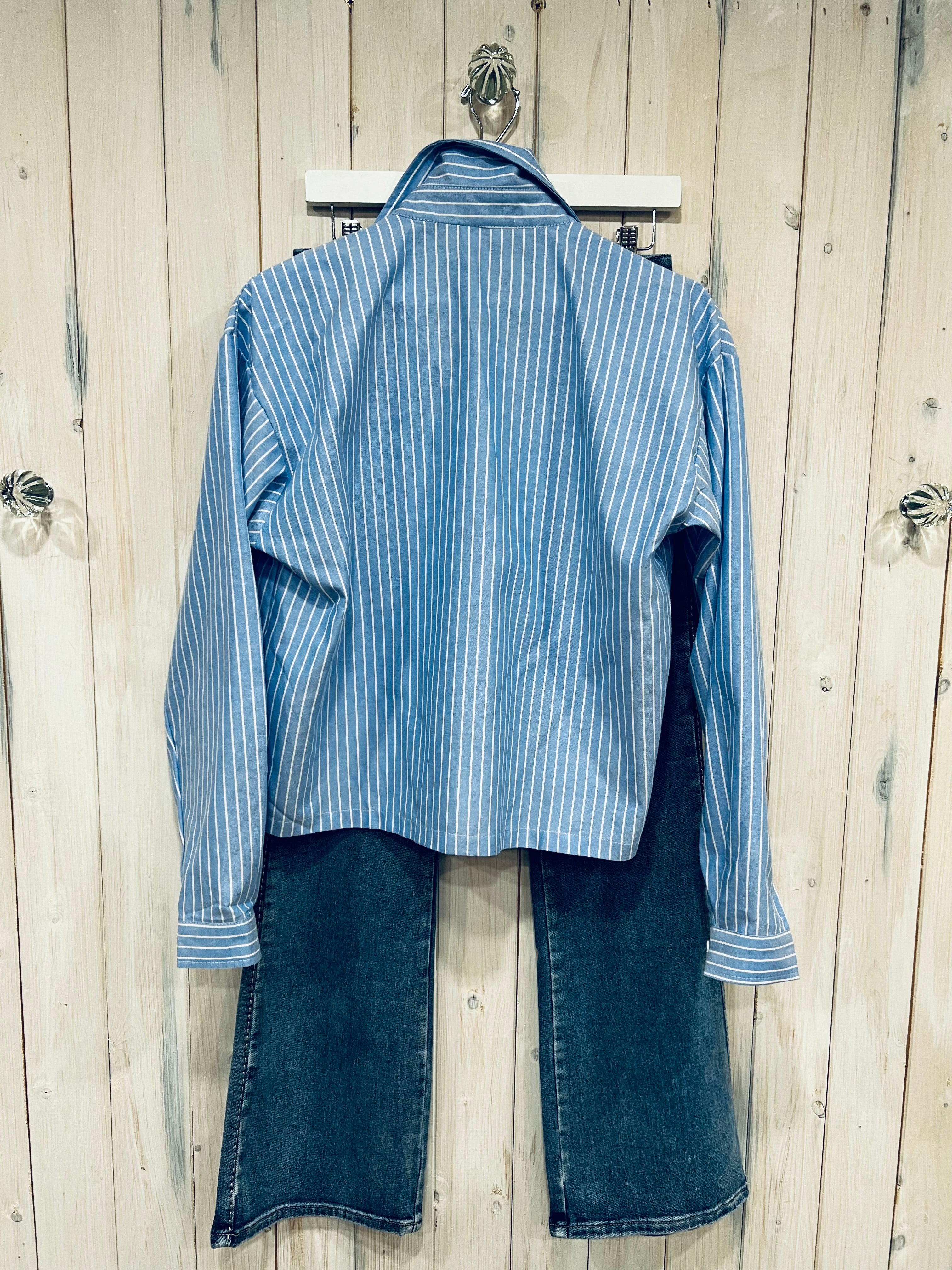 Clare Lace Stripe Shirt - Sam & Lili New Collection
