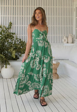 Load image into Gallery viewer, Canary Island Print Bambi Maxi Dress - Jaase
