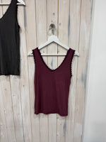Load image into Gallery viewer, Nadine Lace Trim Vest - 3 Colours - New Brand
