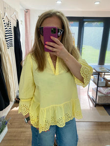 Milla Broderie Blouse - £10 Sale  - Kaffe