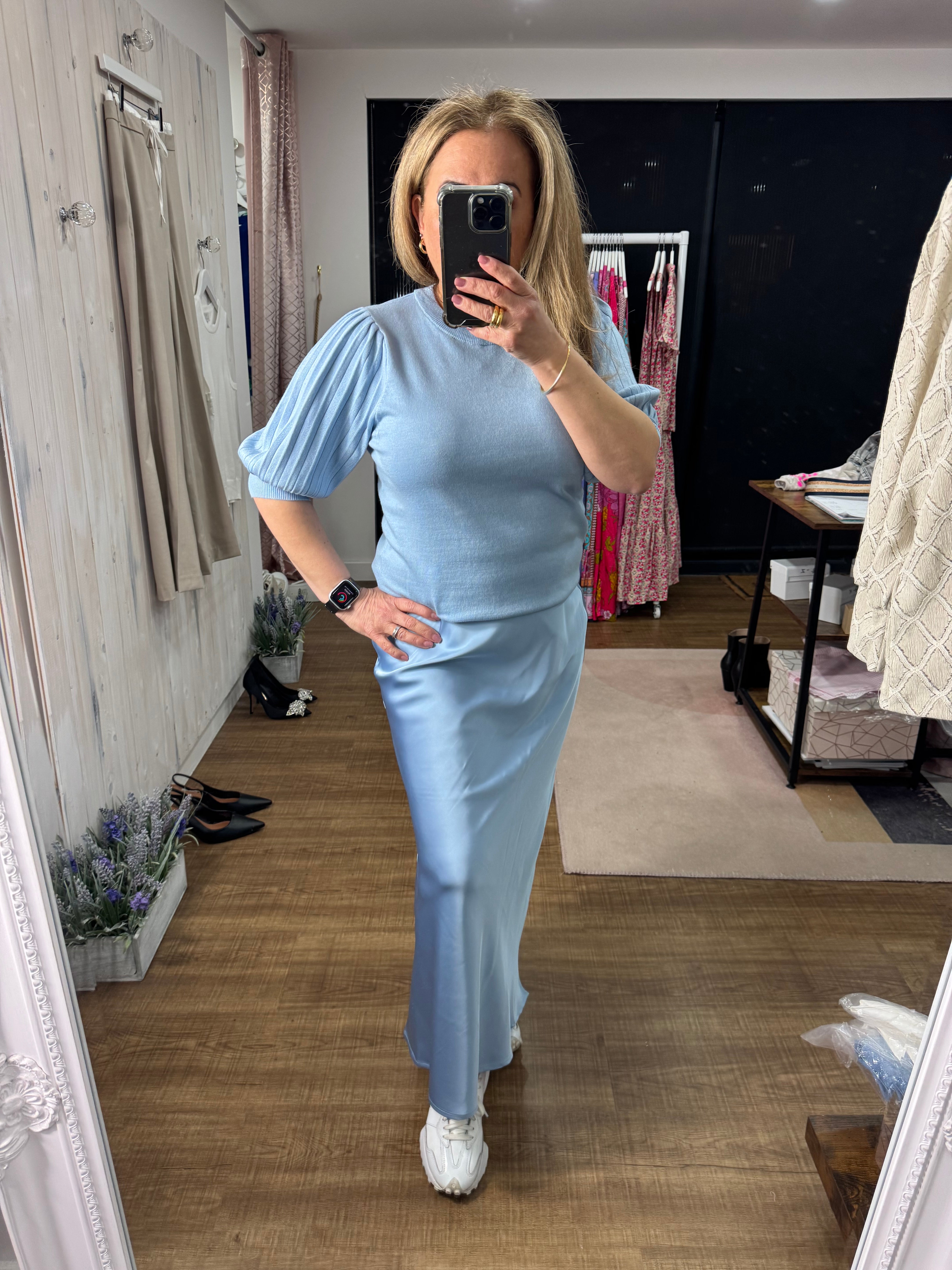 Kahill Satin Skirt - New Season - Kaffe