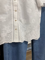 Load image into Gallery viewer, Embroidered Scallop Blouse
