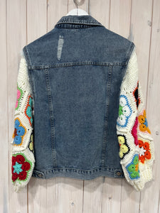 Crochella Denim Crochet Jacket - New Season