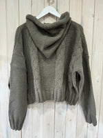 Load image into Gallery viewer, Rope Knitted Hoodie - 2 Colours - New Season
