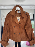 Load image into Gallery viewer, Sandrine Faux Suede Jacket - Studio Parisien
