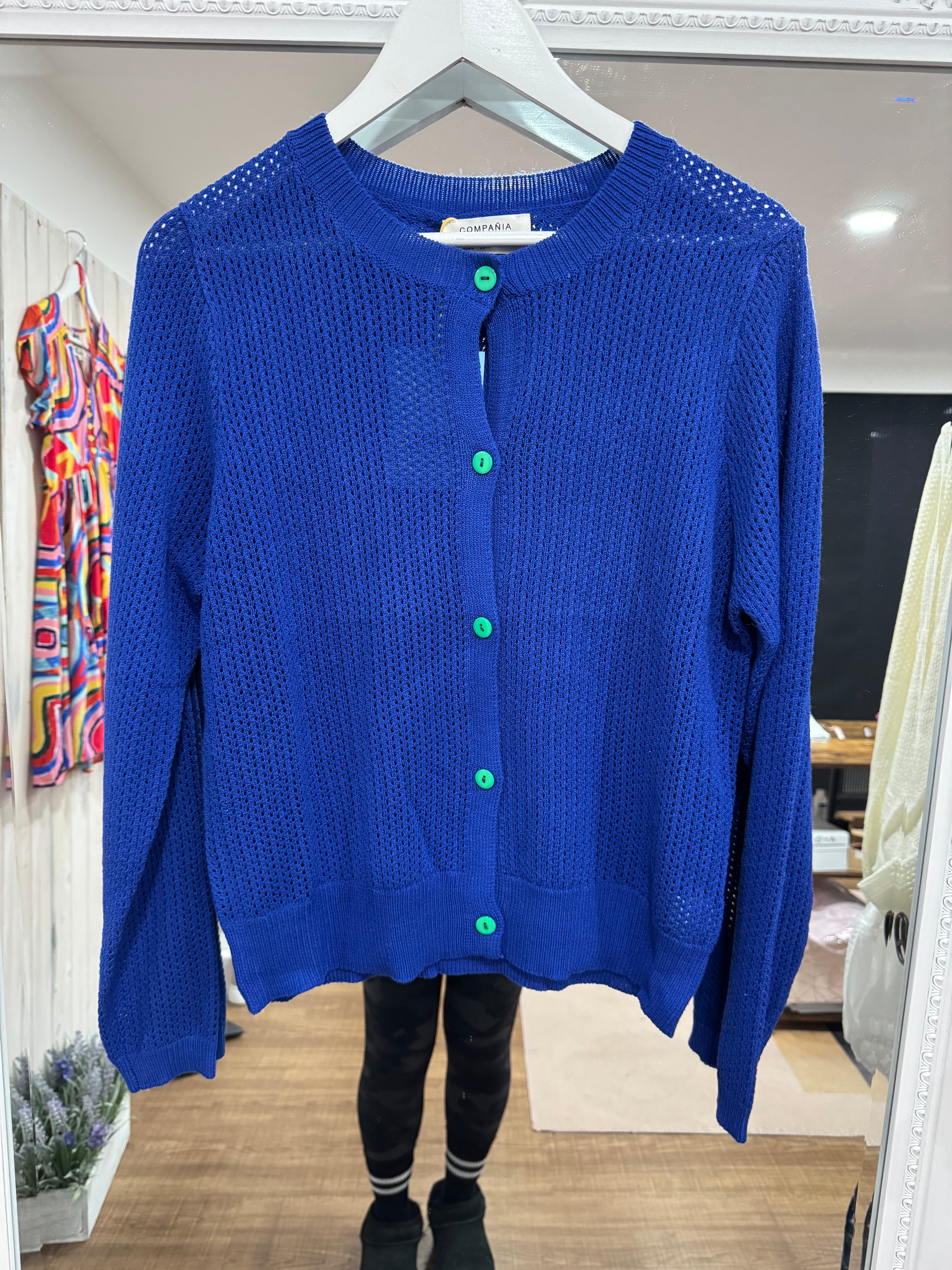Button Detail Cardigan - 2 Colours - New Brand - Compania