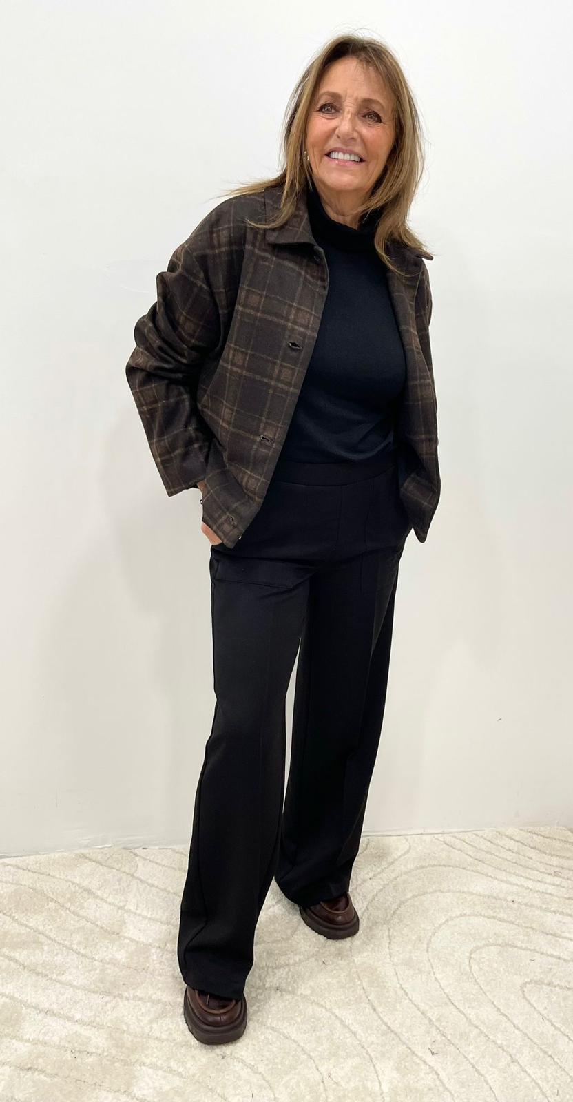 Panda Check Jacket - Ema Blues - New Season