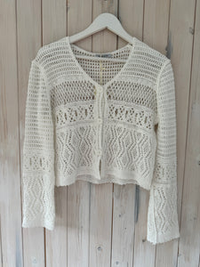 Corey Crochet Cardigan - New Colour - Biscote