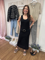 Load image into Gallery viewer, Portals Knitted Dress With Belt - New Season - Skatie
