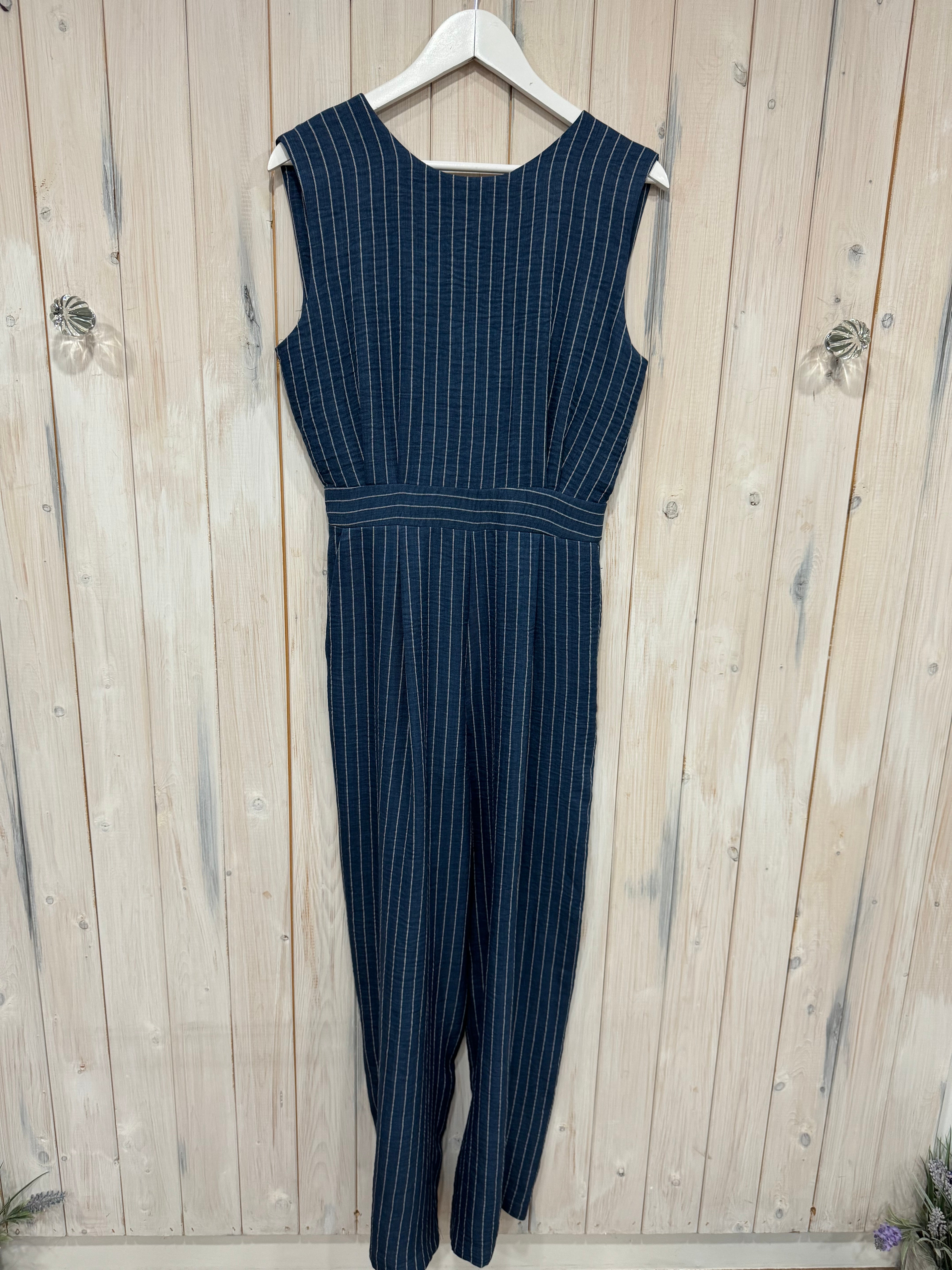 Raye Stripe Jumpsuit - New Season Scarlet Roos