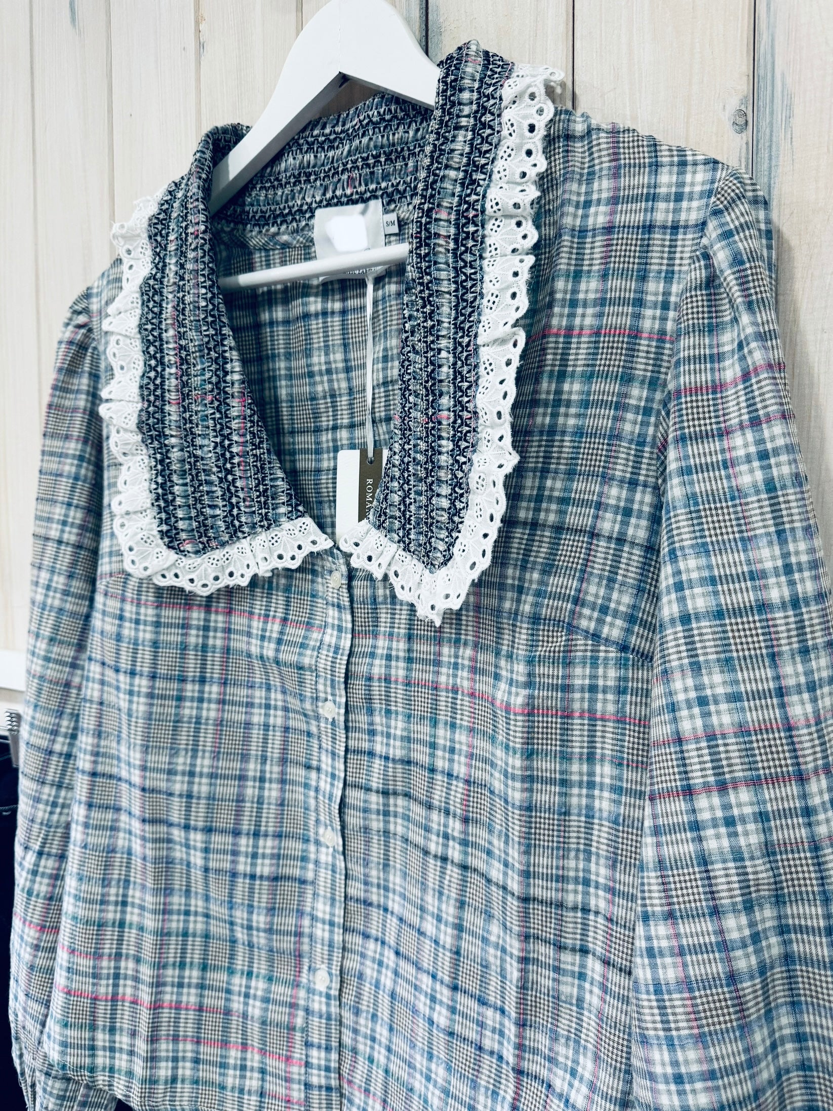 Soren Collar Blouse - 2 Colours - New Brand