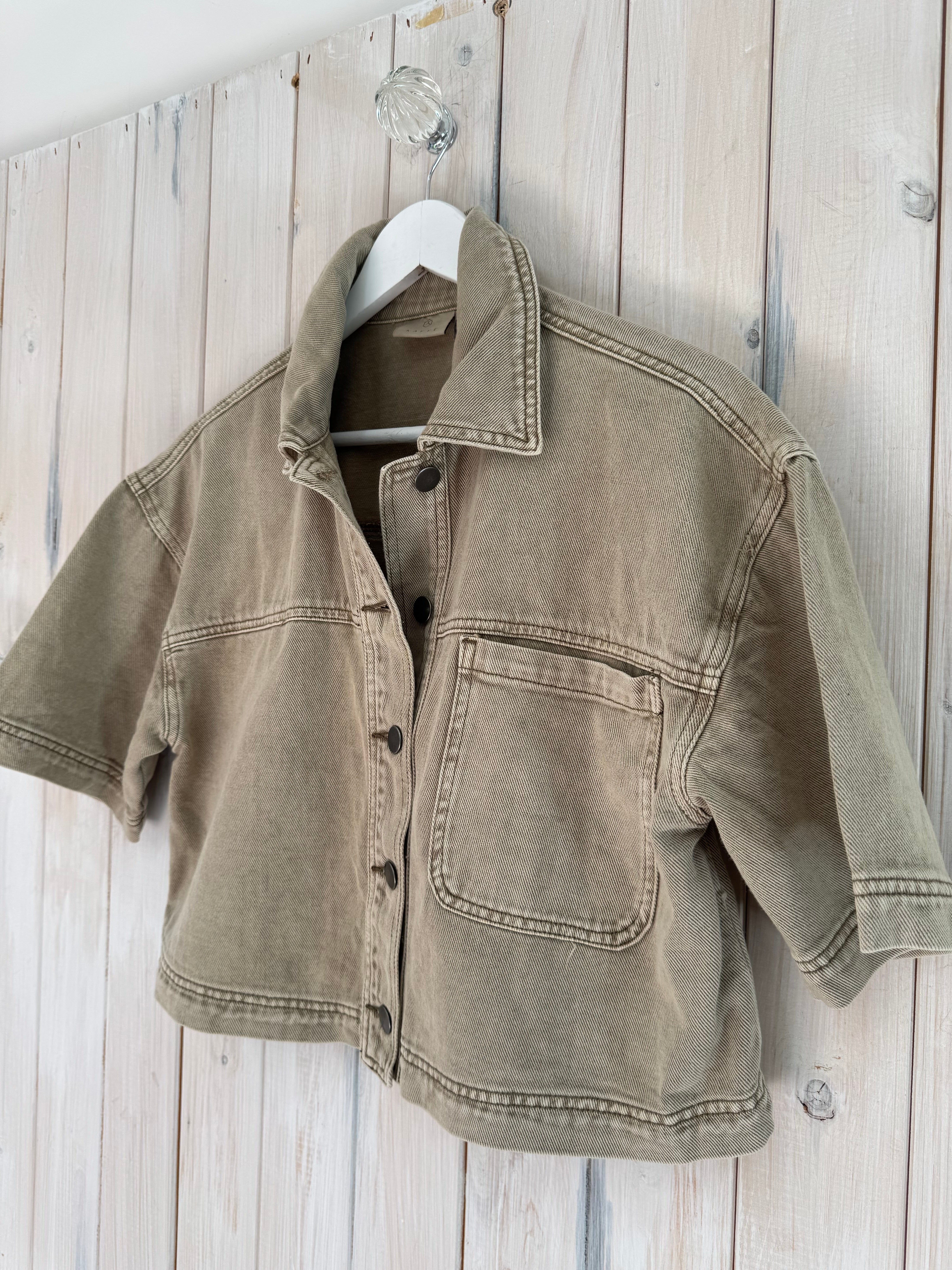 Karania Crop Denim Jacket - New Season - Kaffe