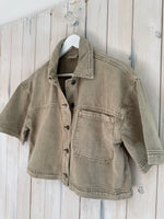 Load image into Gallery viewer, Karania Crop Denim Jacket - New Season - Kaffe
