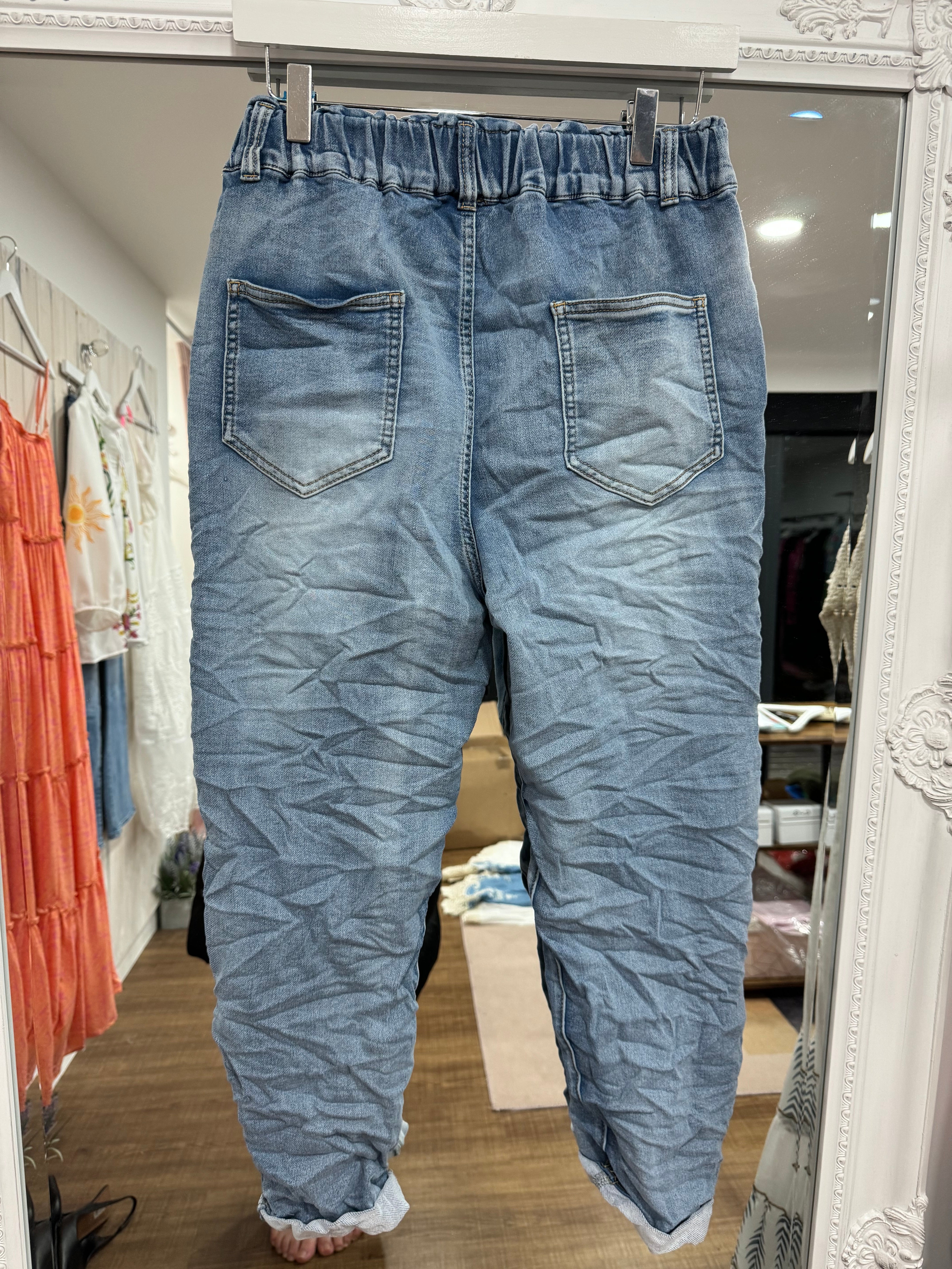 Karma Paper Bag Jeans - Up to Size 16 - New Season