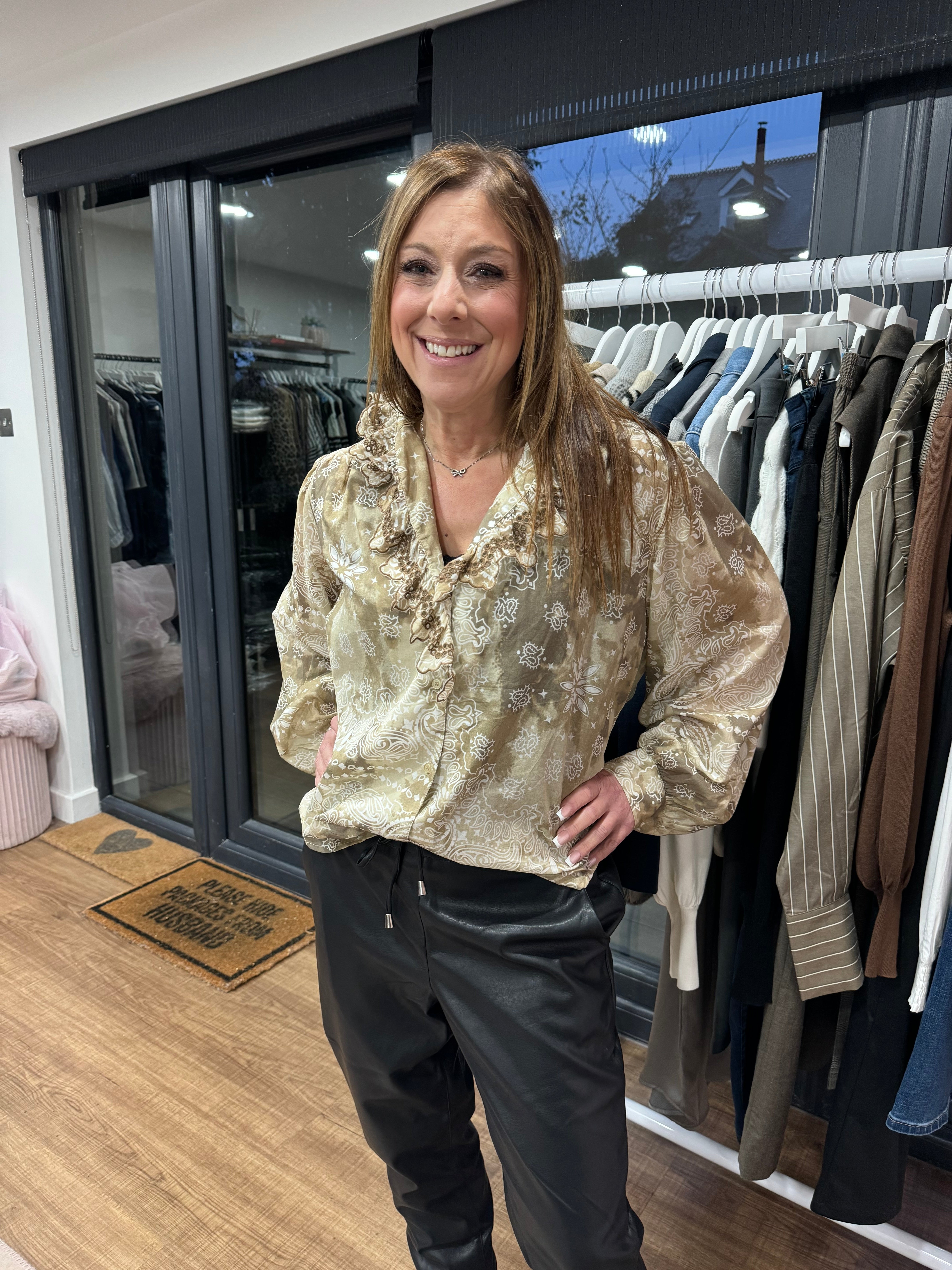 Raine Bandana Blouse - New Brand