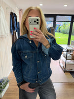 Load image into Gallery viewer, Jean Hooded Denim Jacket - AW26 Season
