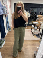 Load image into Gallery viewer, Daniella Relaxed Cupro Trousers - 2 Colours - New Season
