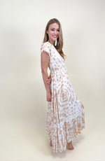 Load image into Gallery viewer, Desert Dreamer Print Carmen Maxi Dress - Jaase
