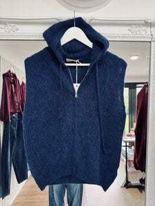 Lilah Sleeveless Knitted Hoodie - 3 Colours - L'Atelier Parisien