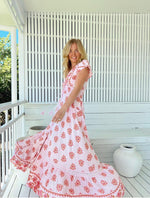 Load image into Gallery viewer, Desert Wild Flower Print Romi Maxi Dress - Jaase
